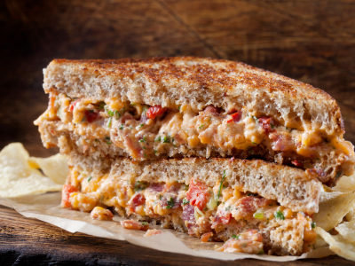 Grilled Pimento Cheese & Bacon